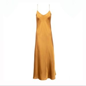 DANNIJO Bronze Maxi Slip Dress
